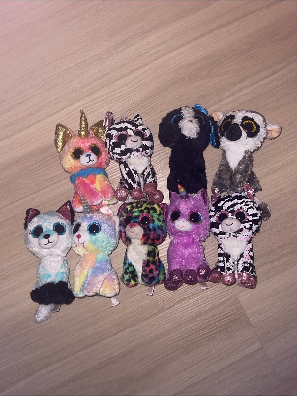 Plush Beanie Boo Style Mini Stuffed Animals - bundle
